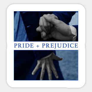 pride and predjudice hand sign Sticker